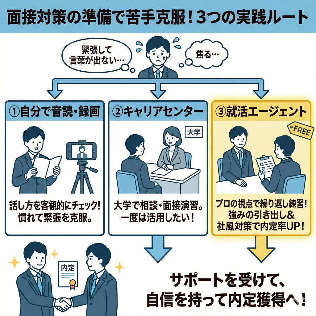 内定がない大学生が新卒採用を勝ち取る方法