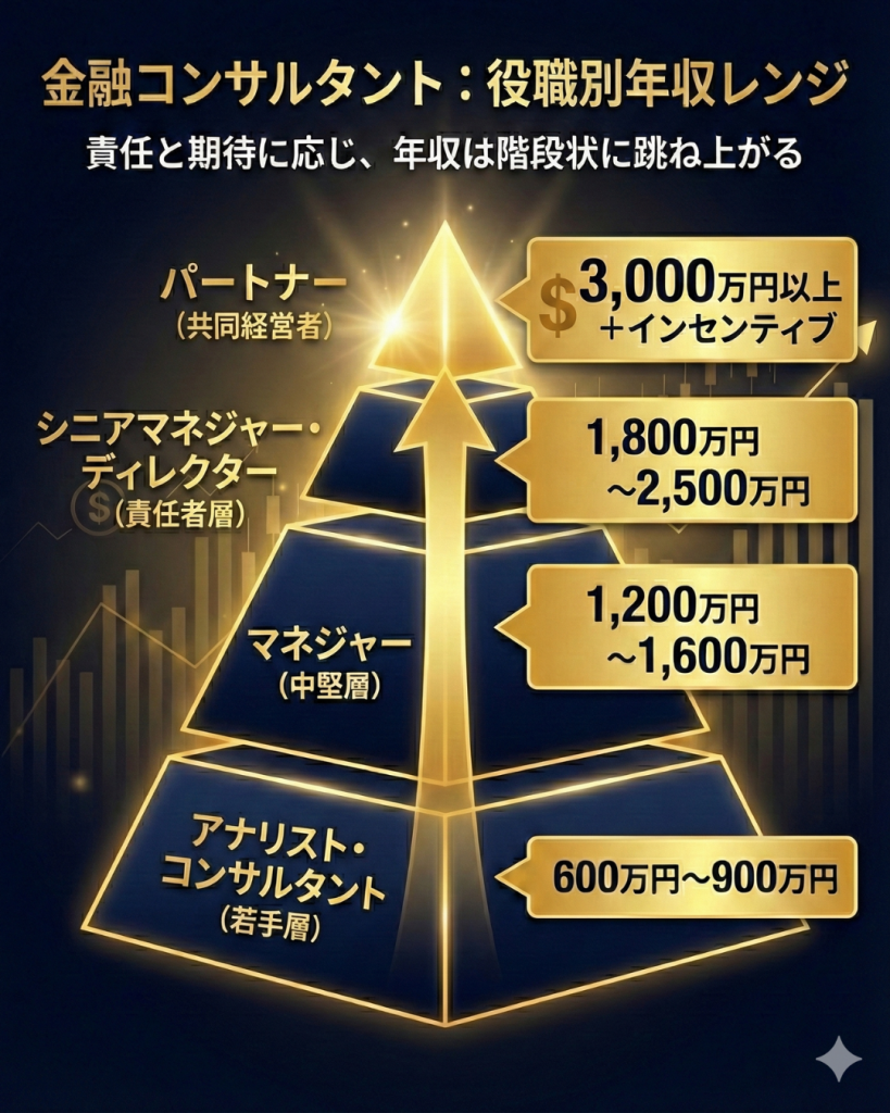 【2026年版】金融コンサルタントの年収・ランキング