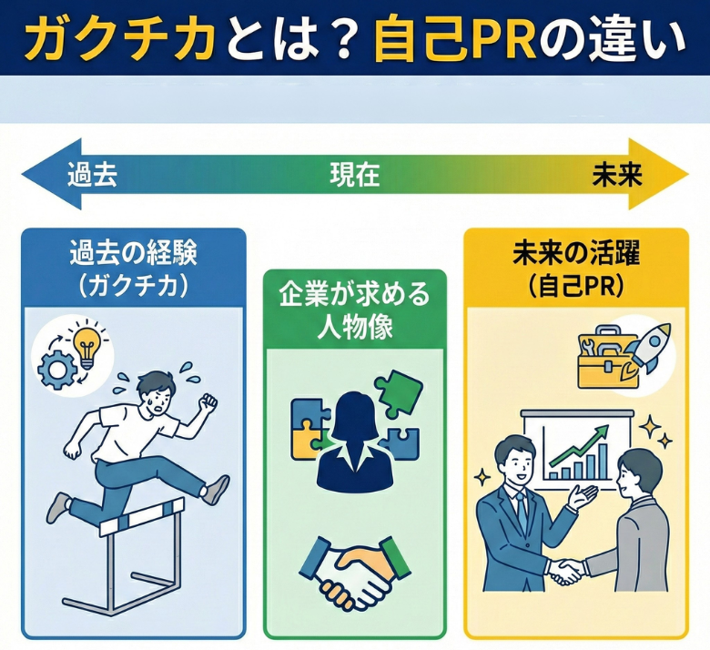 ガクチカとは？自己PRの違い
