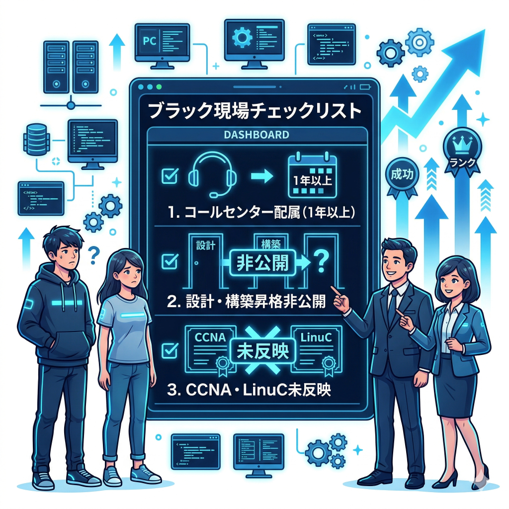 「インフラエンジニアはやめとけ」と言われるブラック現場のチェックリスト