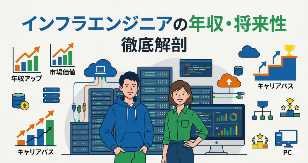 インフラエンジニアの年収・将来性を徹底解剖|キャリアパスと市場価値向上術