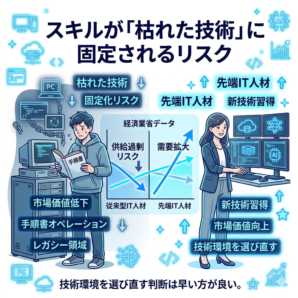 インフラエンジニアが「枯れた技術」に固定されるリスク