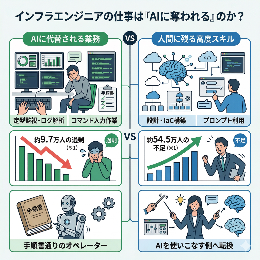 インフラエンジニアの仕事は「AIに奪われる」のか？