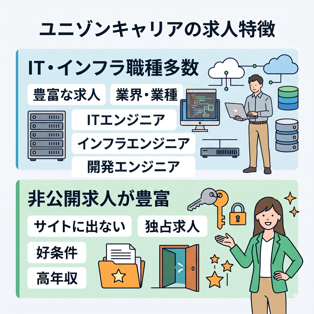 ユニゾンキャリアの求人情報:ITエンジニア・インフラエンジニア・開発エンジニア