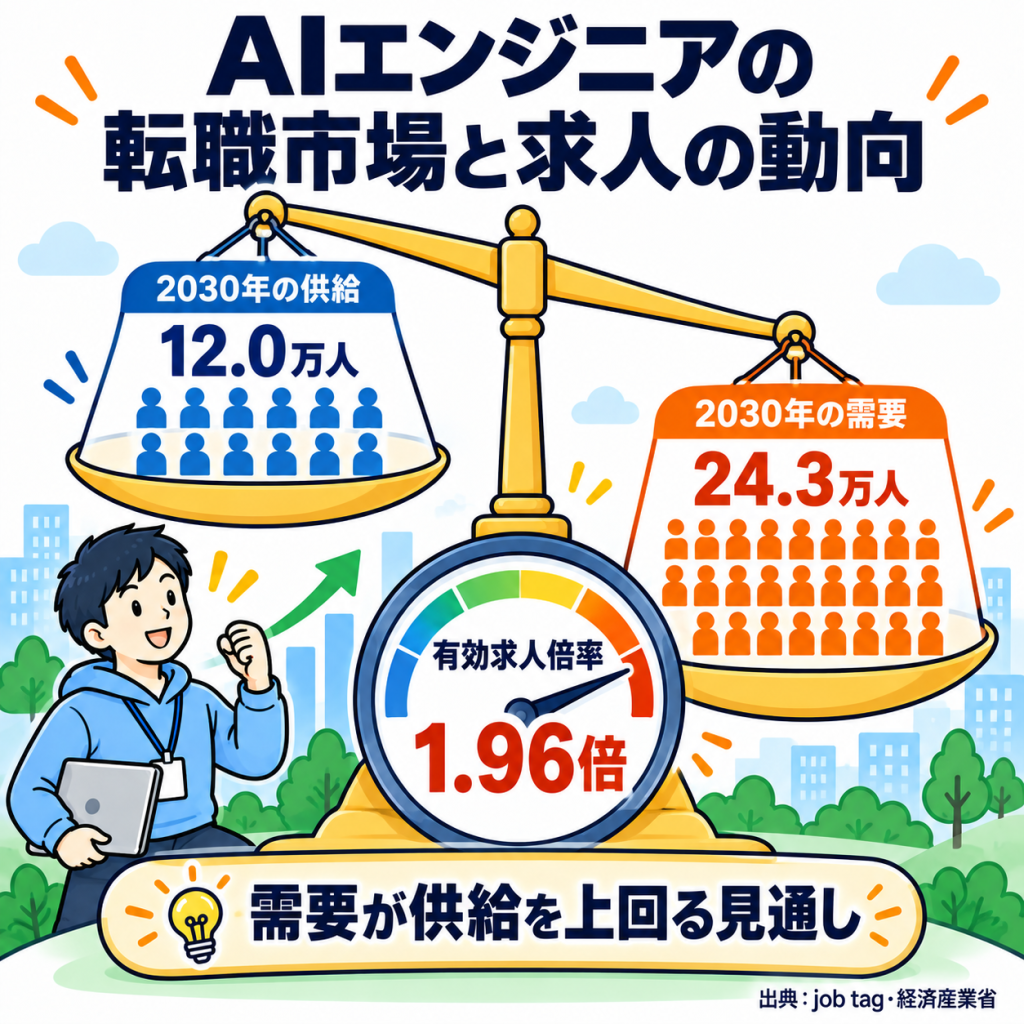 AIエンジニアの転職市場と求人の動向