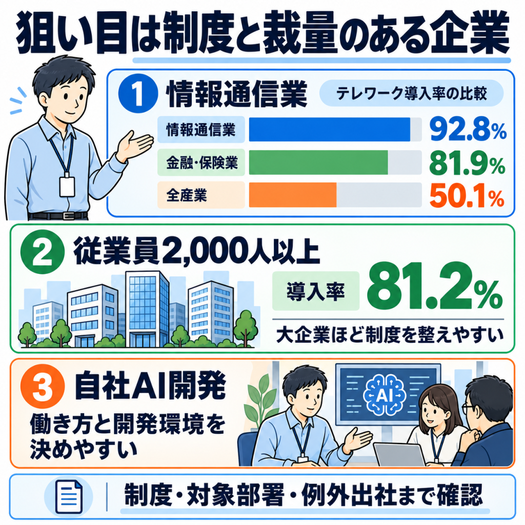 フルリモートのAIエンジニア求人が多い企業の特徴
