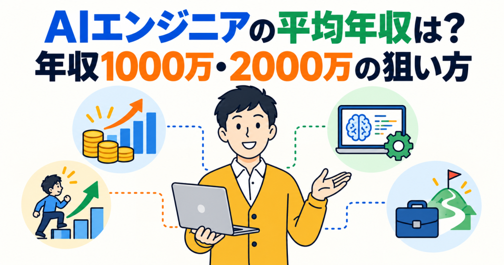 AIエンジニアの平均年収は？年収1000万・2000万の狙い方