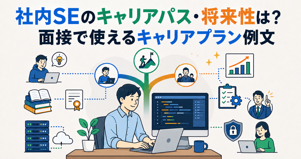 社内SEのキャリアプラン・将来性は?面接で使えるキャリアプラン例文