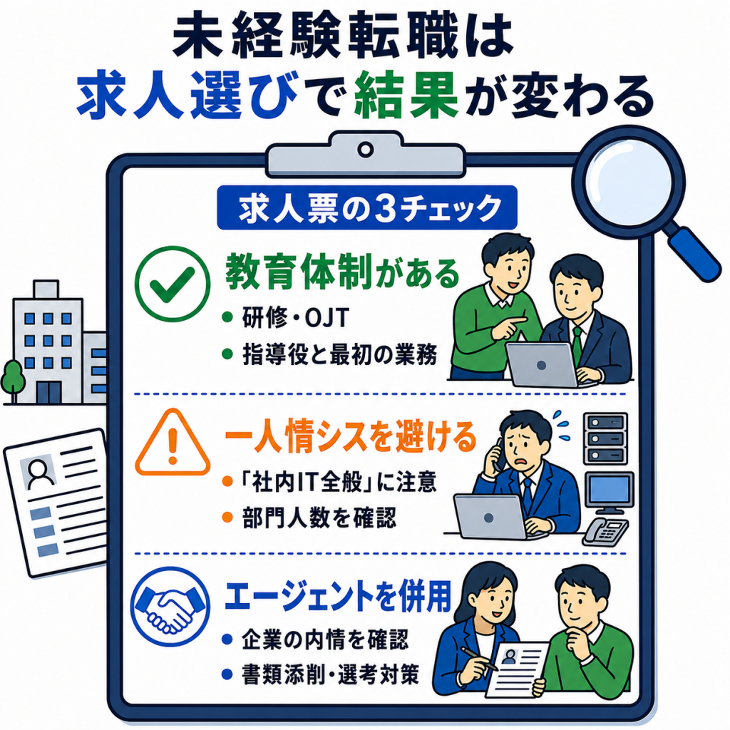 社内SE未経験が転職を成功させるコツ