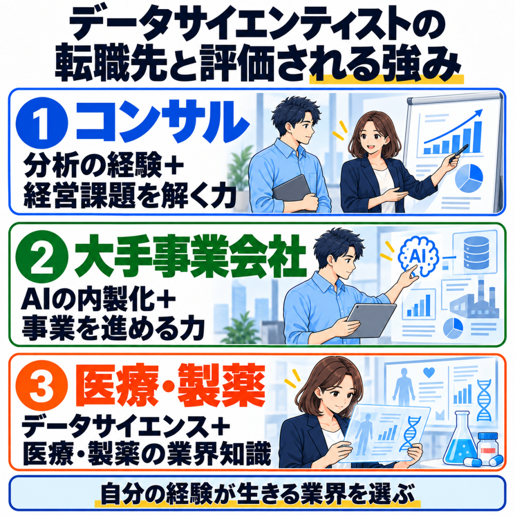 データサイエンティストの年収アップを狙える業界と企業