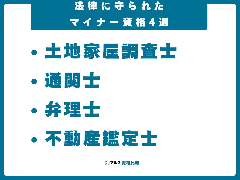 【独占業務で食いっぱぐれない】法律に守られたマイナー資格4選