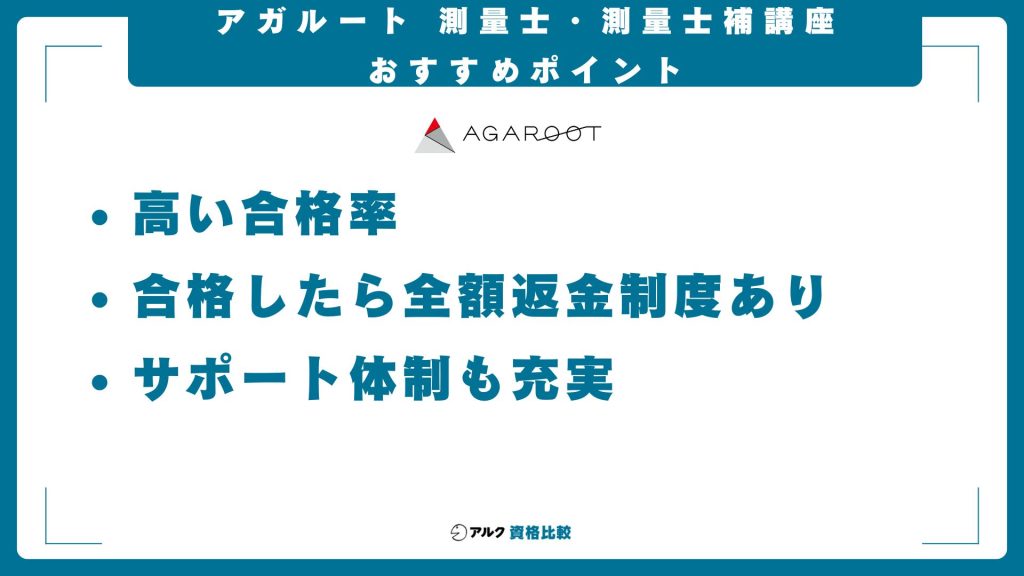 アガルート 測量士 測量士補講座