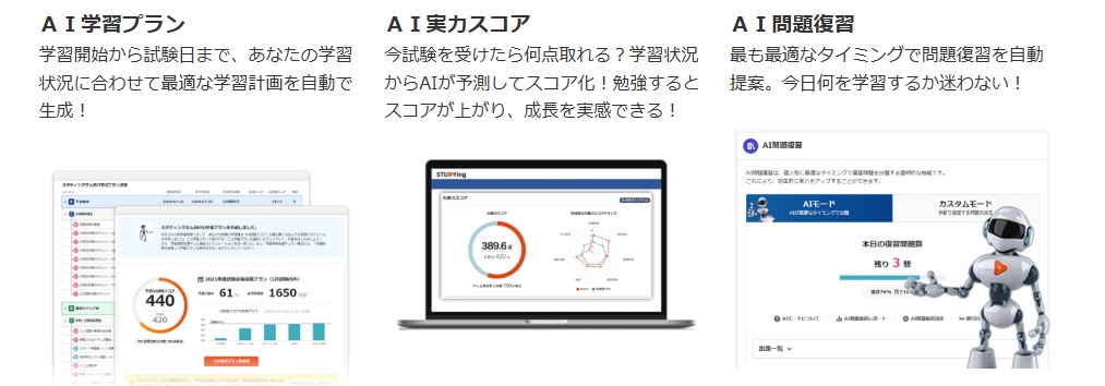 スタディング 中小企業診断士 講座 特徴