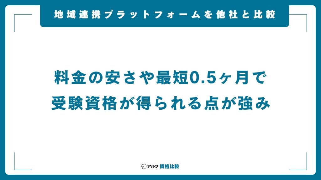 地域連携プラットフォーム キャリアコンサルタント養成講習と他社講座を比較