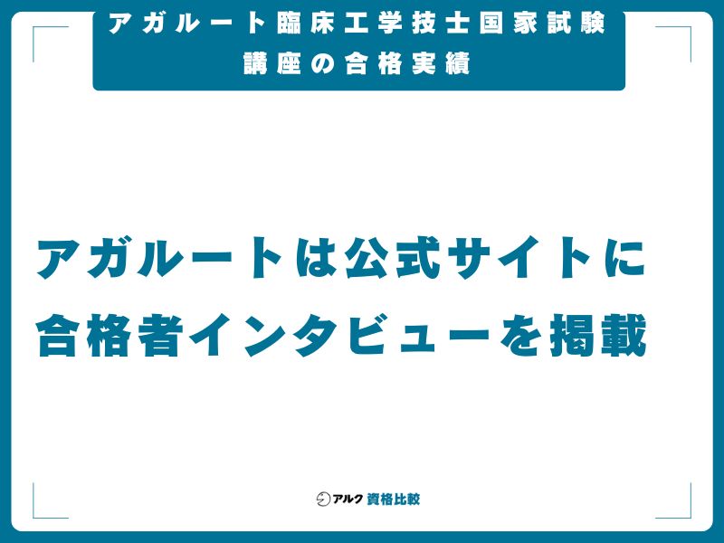アガルート技術士講座の合格実績（令和6年度）