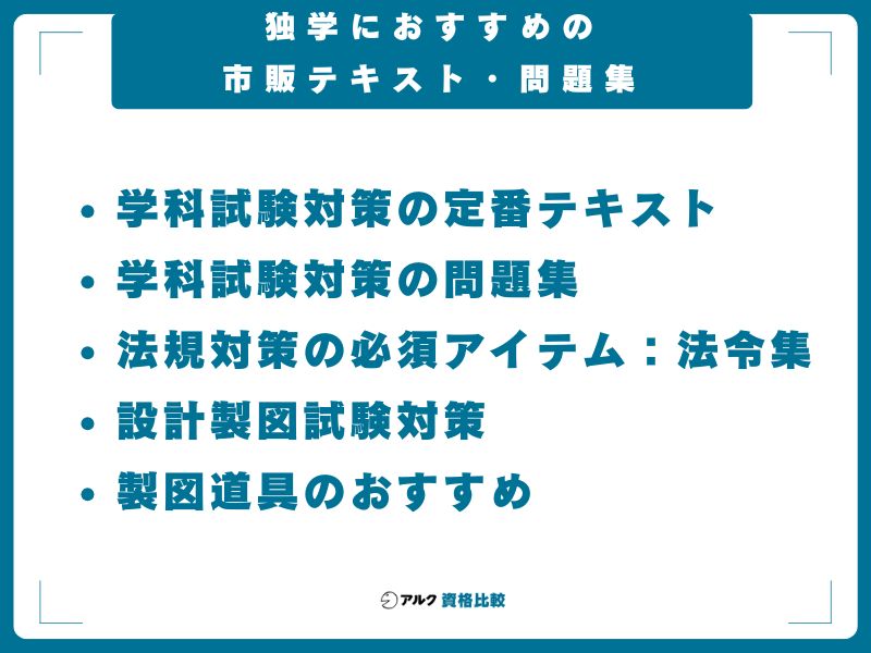 独学におすすめの市販テキスト・問題集