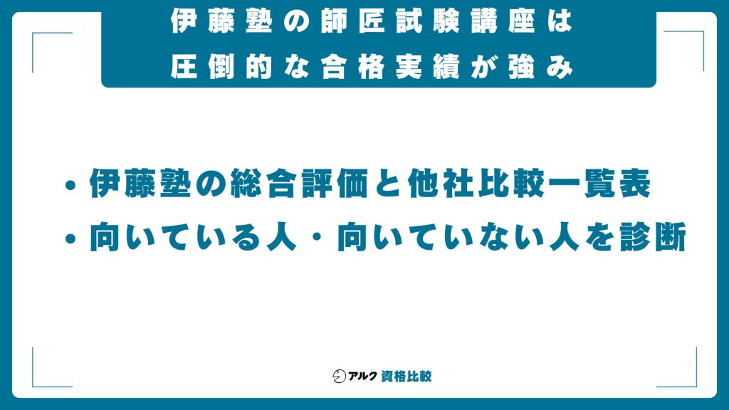 【結論】伊藤塾の司法試験講座は「圧倒的な合格実績」が最大の強み|ただし費用と学習量に注意