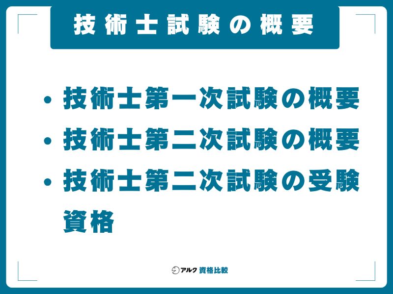 技術士試験の概要