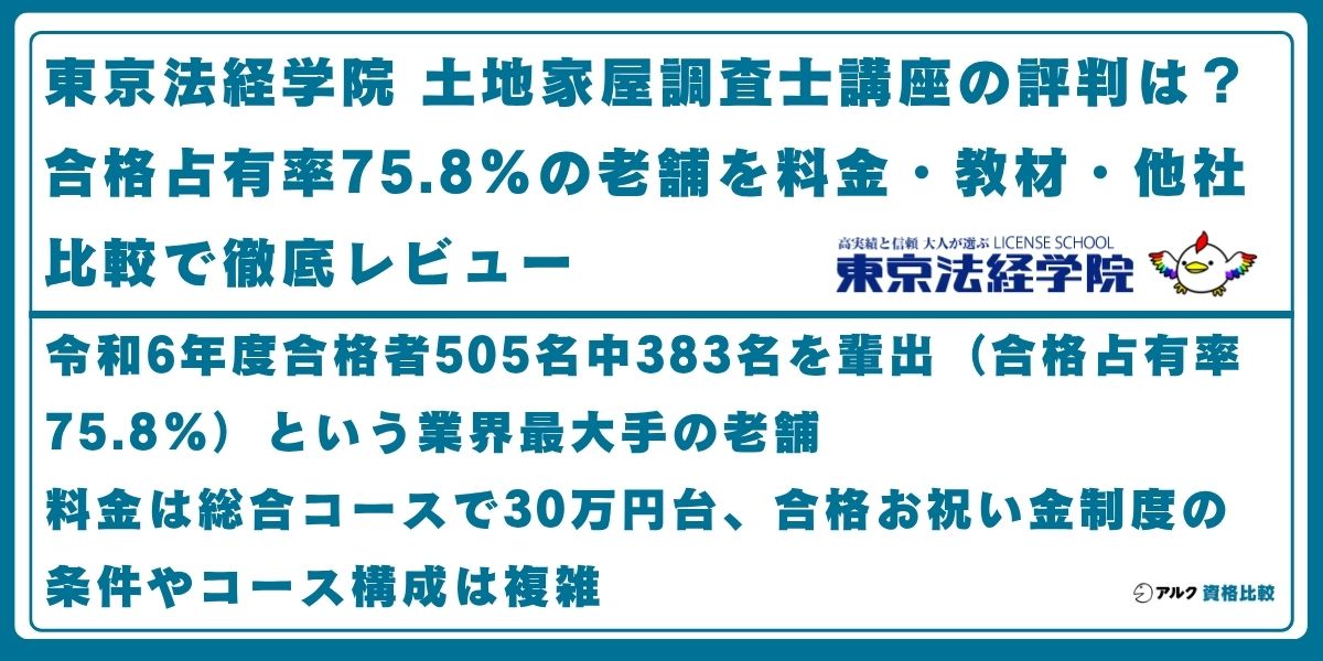 東京法経学院 土地家屋調査士
