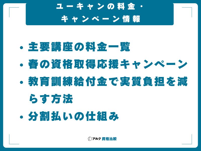ユーキャンの料金・キャンペーン情報【2026年4月最新】