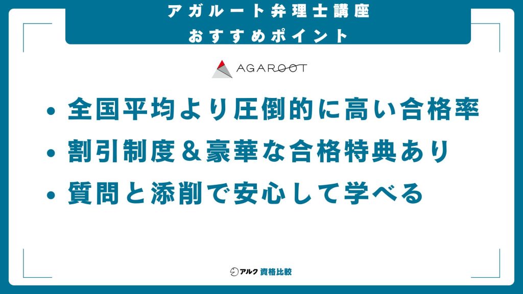 アガルートの弁理士試験講座