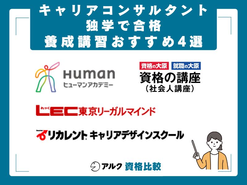 キャリアコンサルタント養成講習おすすめ4選
