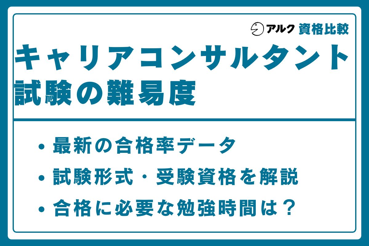 キャリアコンサルタント 難易度