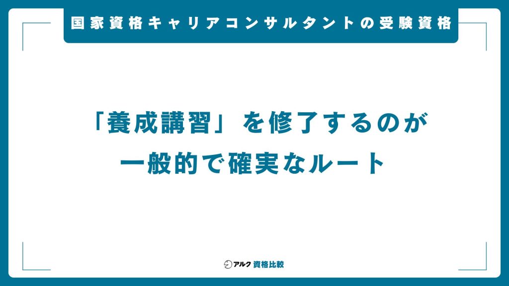 キャリアコンサルタントの受験資格