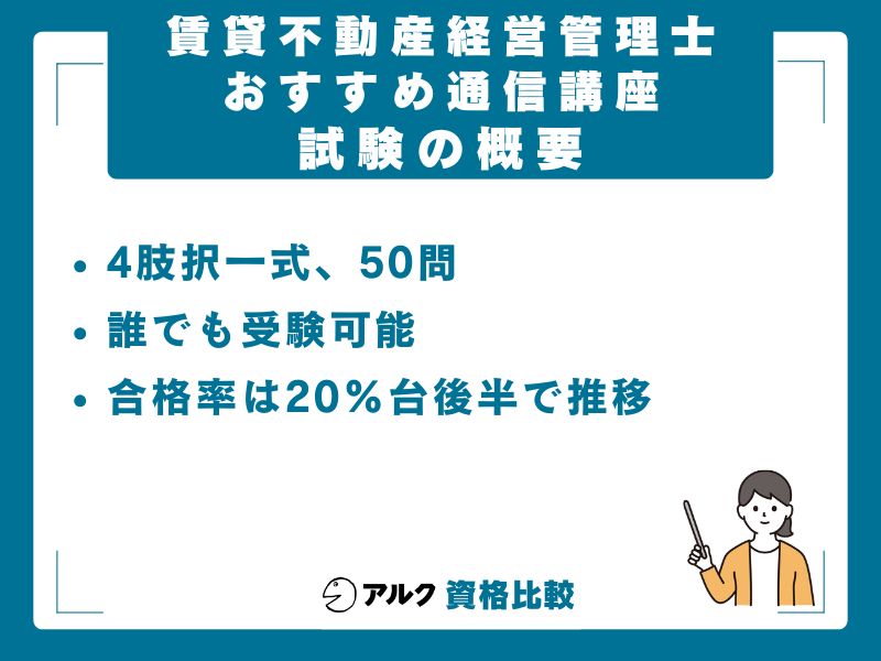 賃貸不動産経営管理士試験の概要と難易度