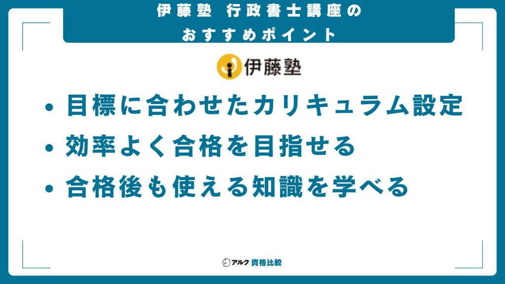 伊藤塾の行政書士合格講座
