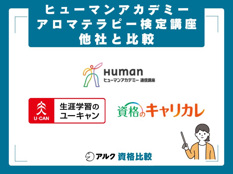 他社2社（ユーキャン・キャリカレ）との徹底比較