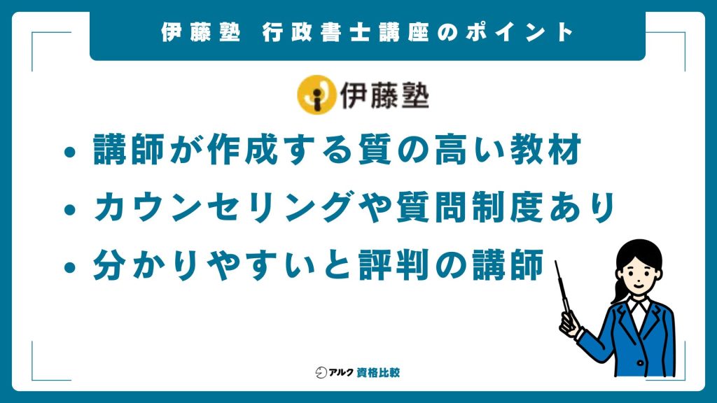 伊藤塾の行政書士講座の概要
