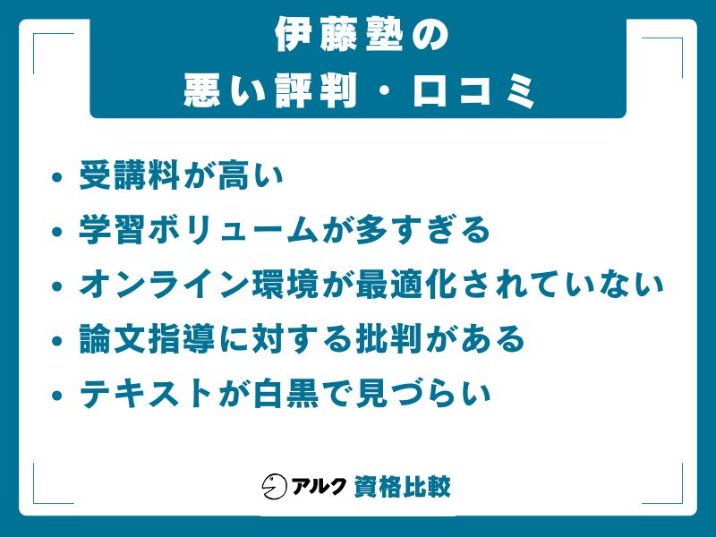 伊藤塾 悪い評判 口コミ