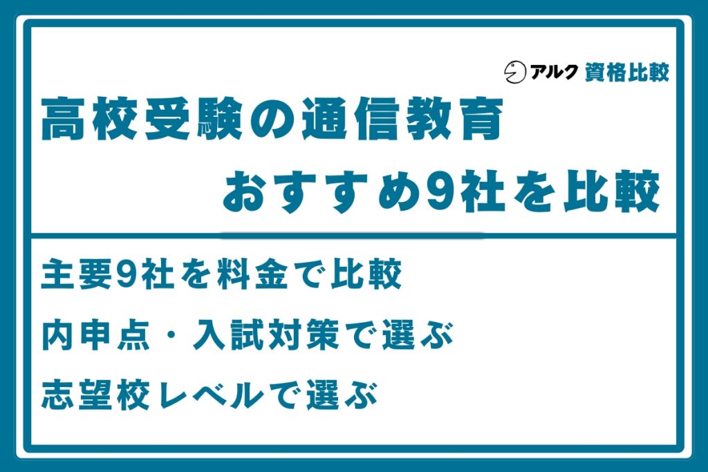 高校受験 通信養育