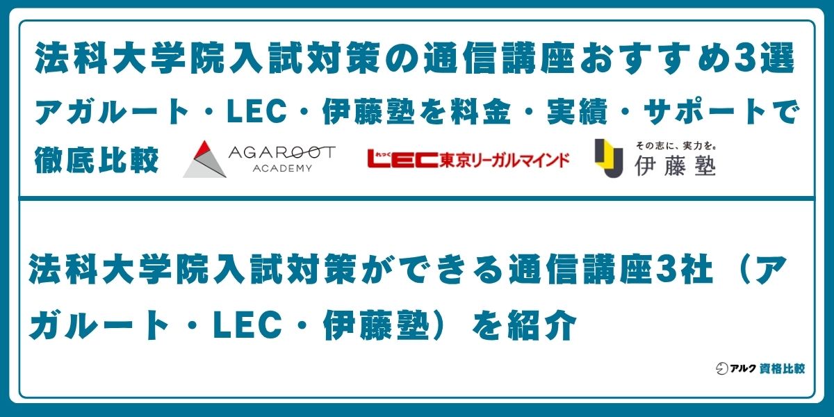 法科大学院 通信講座