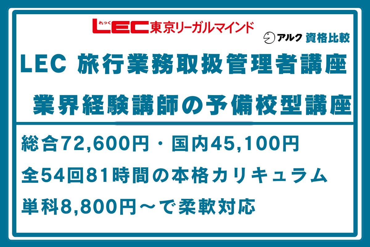 LEC 旅行管理