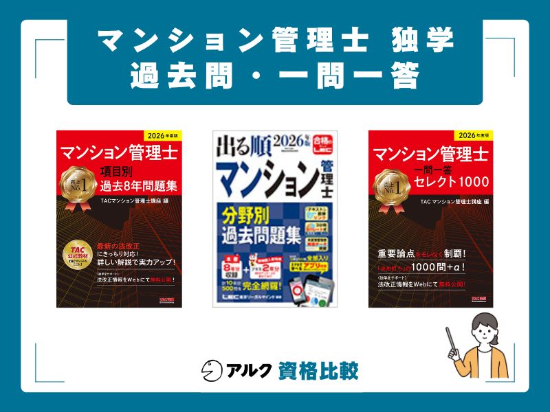 マンション管理士独学のおすすめ過去問・一問一答3選