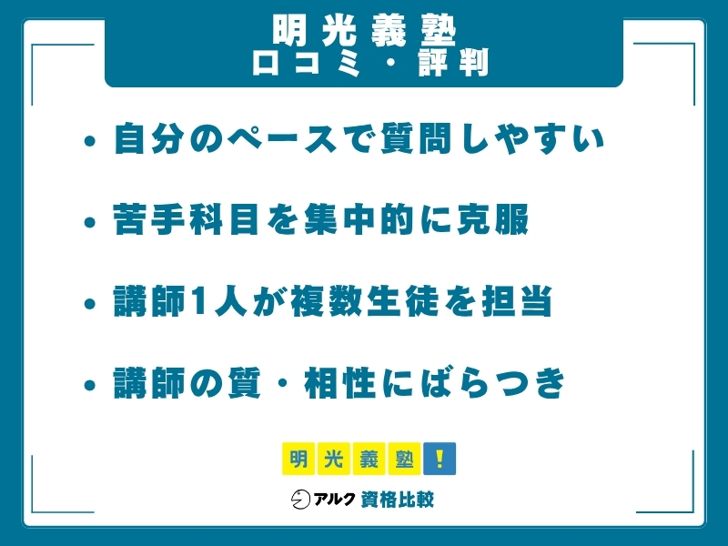 明光義塾 口コミ