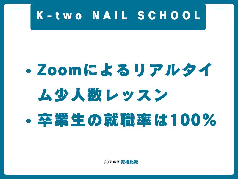 K-two NAIL SCHOOL｜Zoomによるリアルタイム少人数レッスン