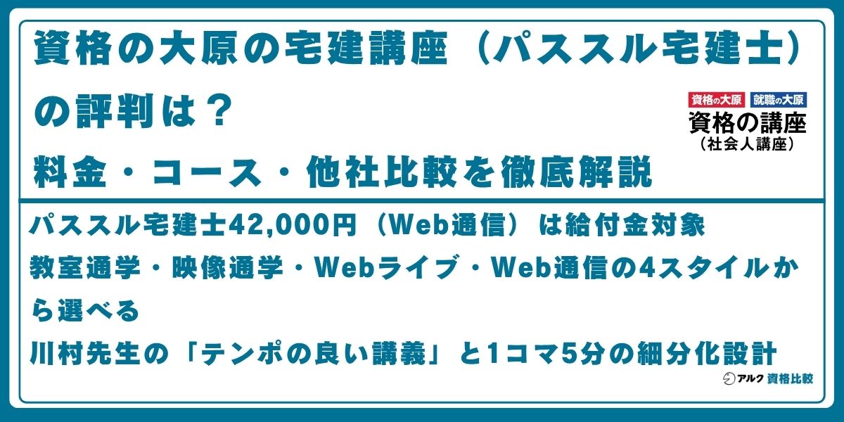 資格の大原 宅建
