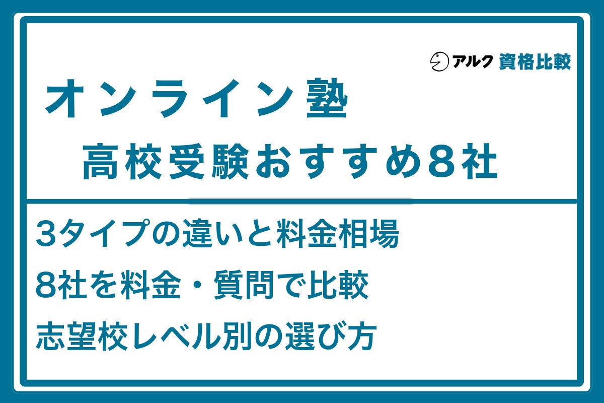 オンライン塾 高校受験