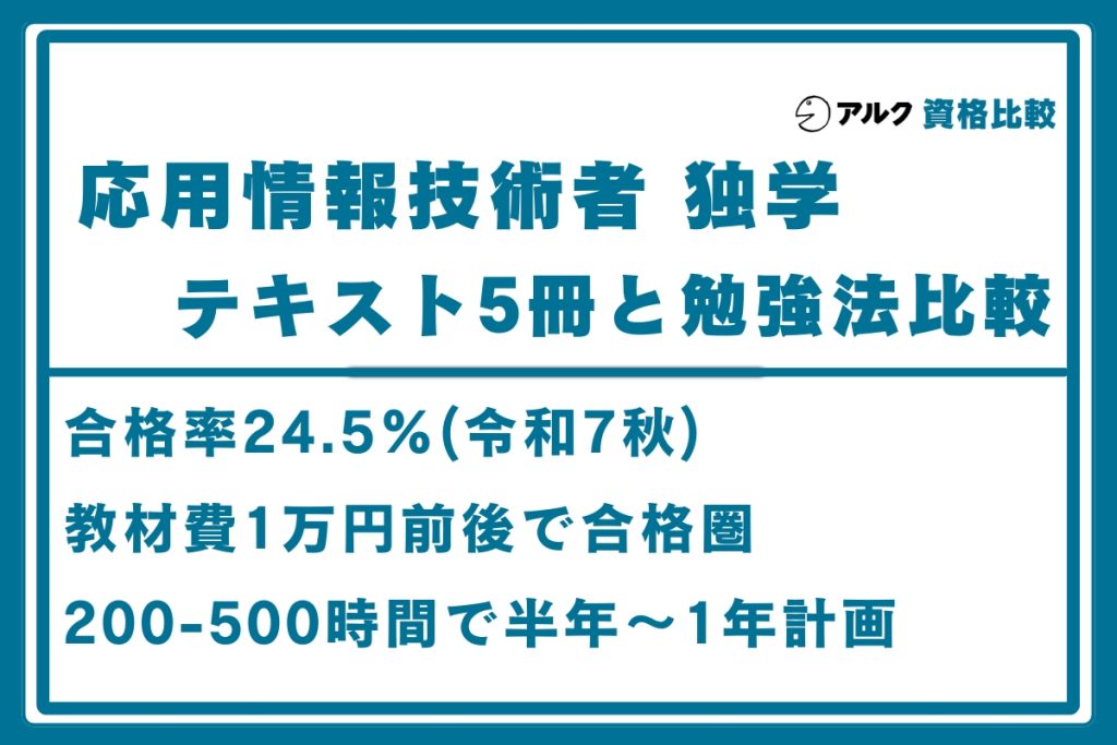 応用情報技術者 独学