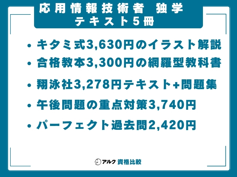 応用情報技術者 独学 テキスト