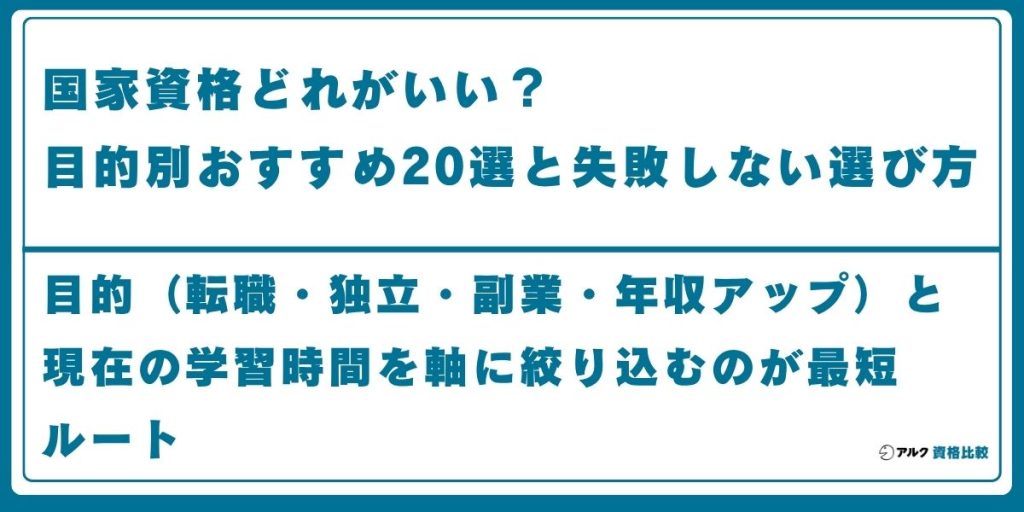 国家資格 おすすめ
