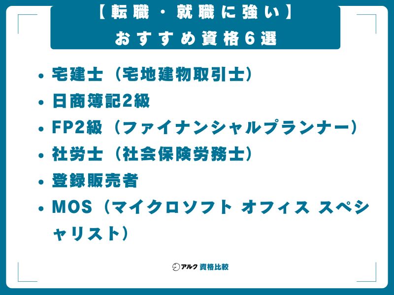 【転職・就職に強い】おすすめ資格6選
