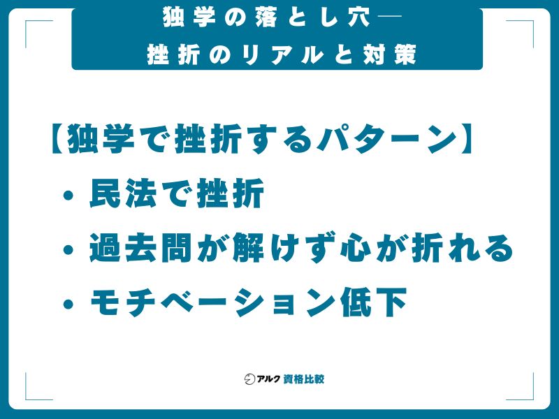 独学の落とし穴──挫折のリアルと対策