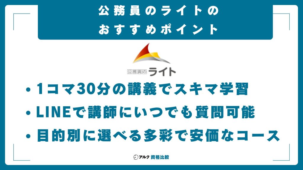 公務員のライト公務員試験講座