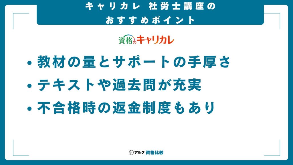 キャリカレの社労士講座