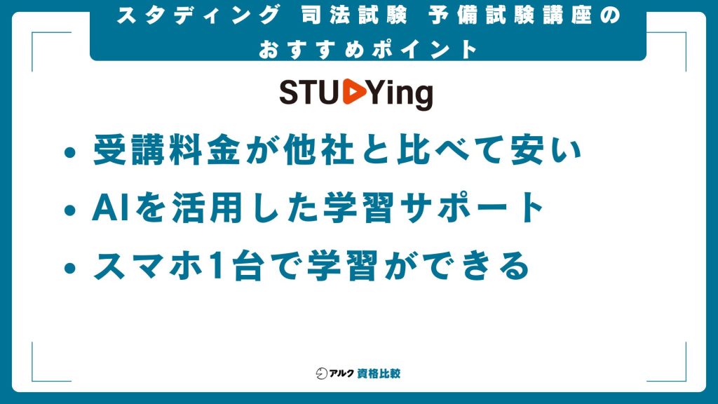 スタディング司法試験・予備試験講座