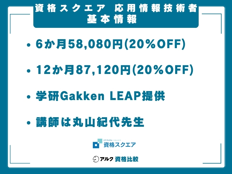 資格スクエア 応用情報技術者 基本